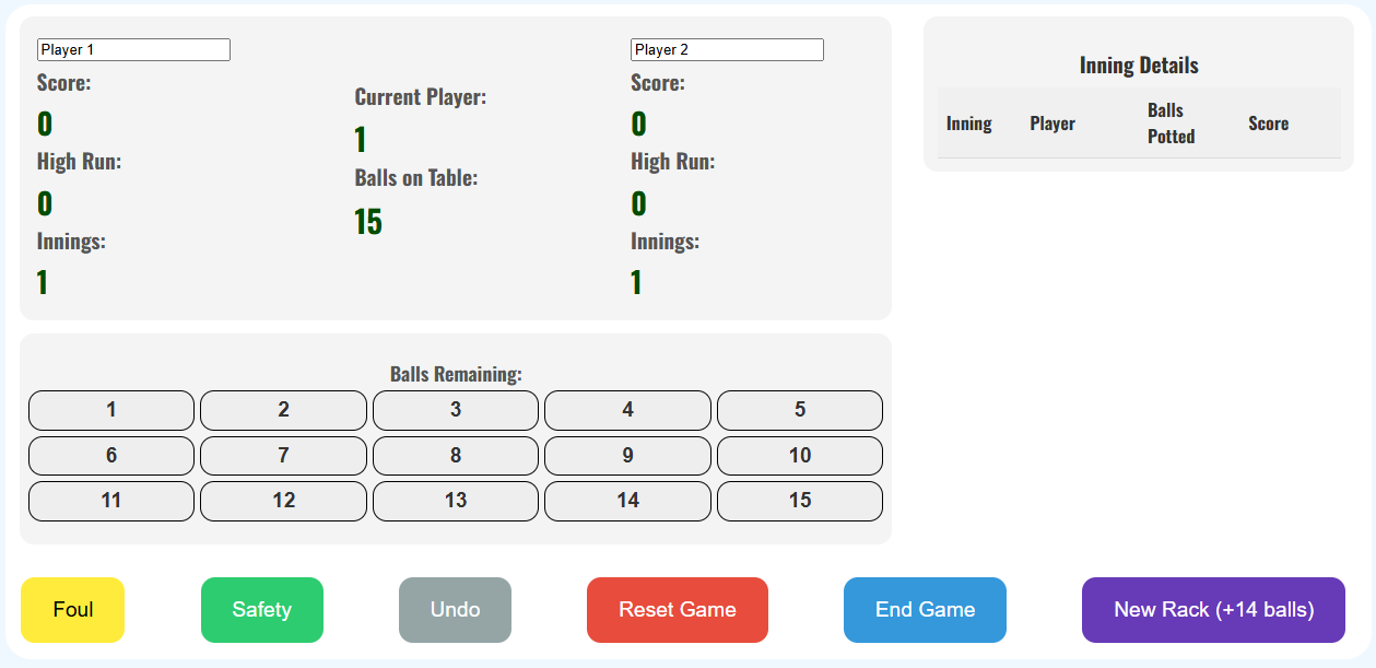 14.1 Continuous Game Screen