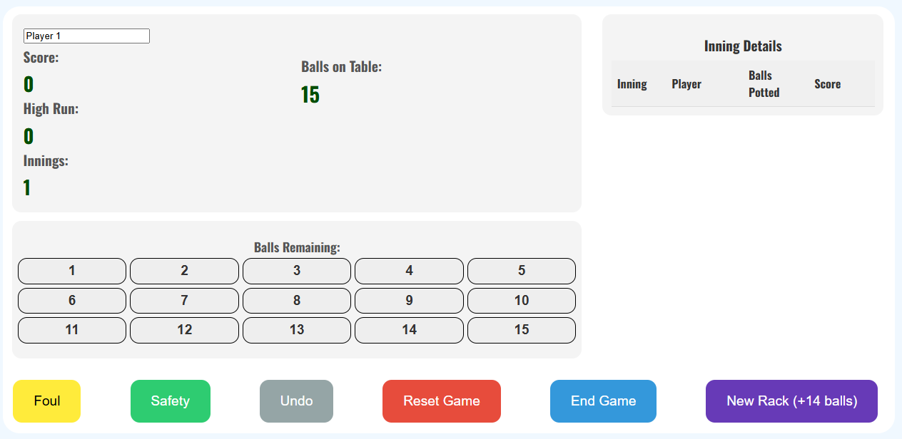 14.1 Continuous Trainer Game Mode Screen